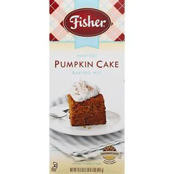 Fisher Harvest Pumpkin Cake Baking Mix - 16.5 Oz