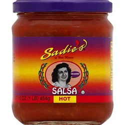 Sadies Salsa Hot Jar - 16 Oz