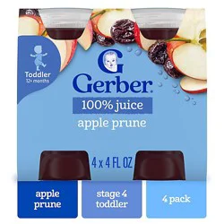 Gerber Apple Prune Fruit Juice Bottle - 6-4 Fl. Oz.