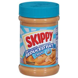 Skippy Peanut Butter Spread Creamy Reduced Fat - 16.3 Oz