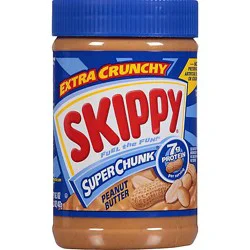 Skippy Peanut Butter Spread Super Chunk Extra Crunchy - 16.3 Oz