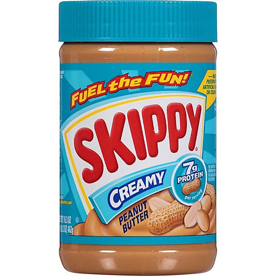 slide 1 of 1, Skippy® Peanut Butter Spread Creamy - 16.3 Oz, 16.3 oz