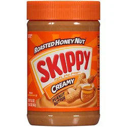 Skippy Peanut Butter Spread Creamy Roasted Honey Nut - 16.3 Oz