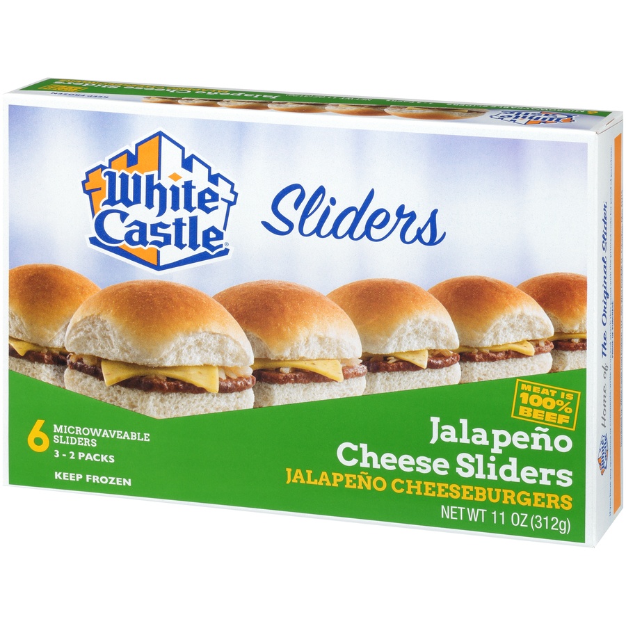 slide 6 of 8, White Castle Jalapeno Cheese Sliders, 9.5 oz