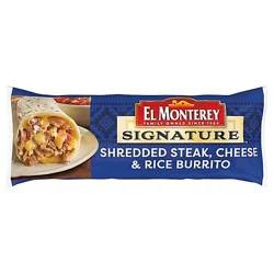 El Monterey Signature Shredded Steak & Three Cheese Burrito - 5 Oz