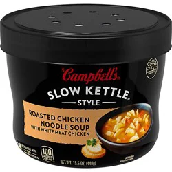 Campbell's Slow Kettle Roasted Chicken Noodle Soup With White Meat Chicken - 15.5 Oz