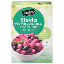 Signature Select Stevia Zero Calorie Sweetener - 80 Count