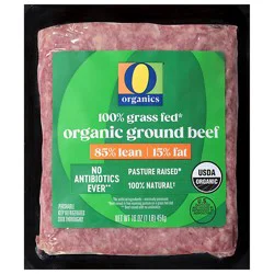 O Organics 85% Lean 15% Fat Ground Beef - 16 Oz