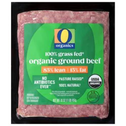 O Organics 85% Lean 15% Fat Ground Beef - 16 Oz