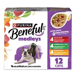 Beneful Medleys Chicken Wet Dog Food Pack - 12-3 Oz