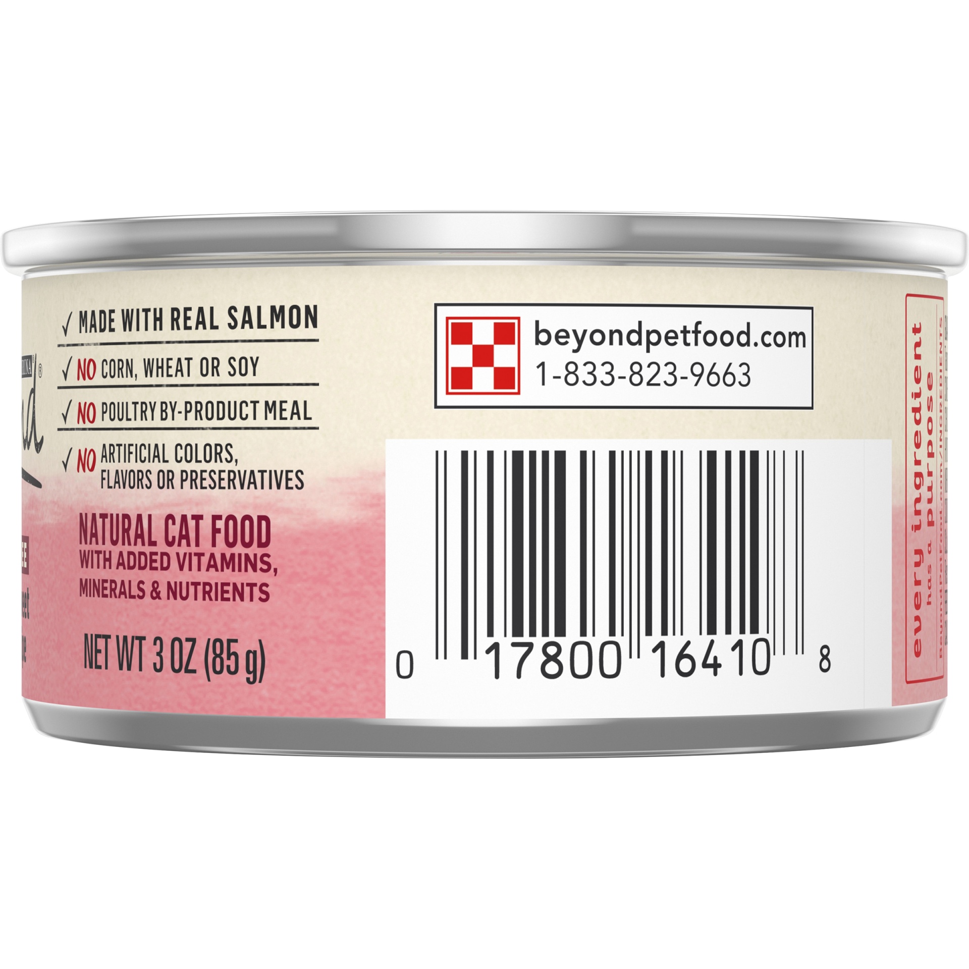 slide 2 of 7, Beyond Purina Beyond Wild Alaskan Salmon and Sweet Potato Recipe In Wet Cat Food Gravy, 3 oz