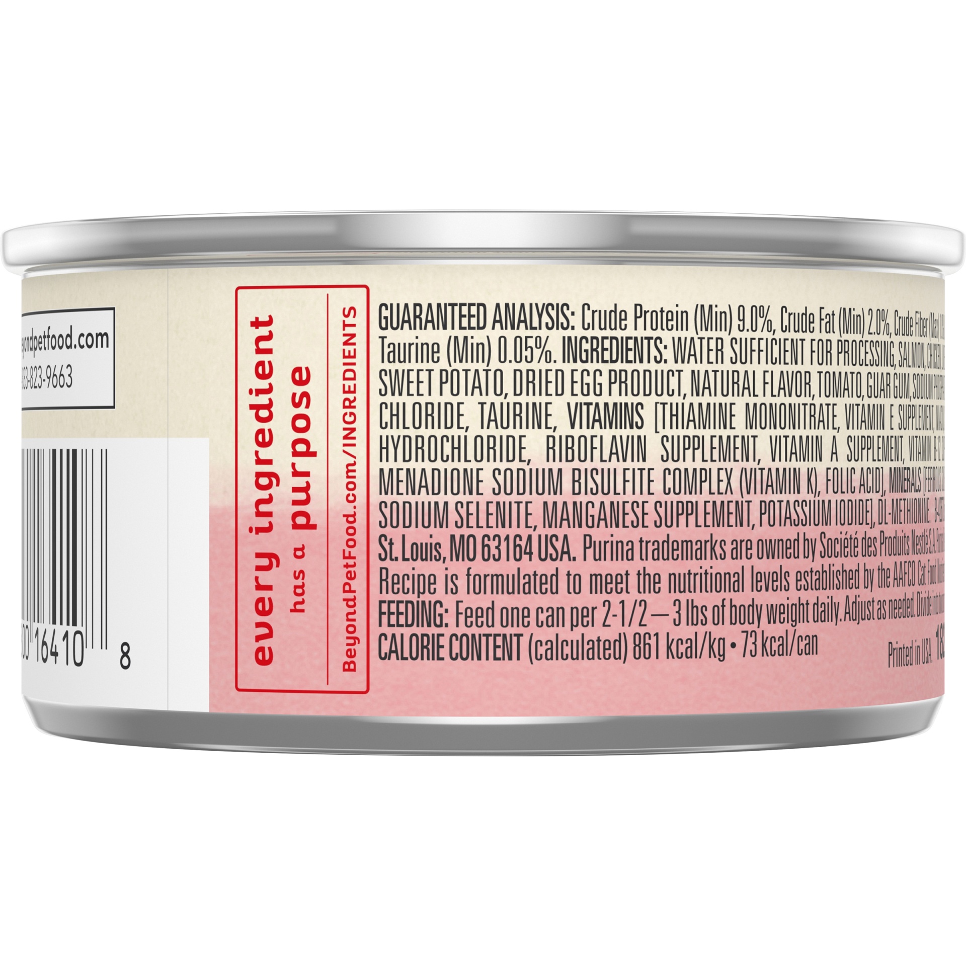 slide 4 of 7, Beyond Purina Beyond Wild Alaskan Salmon and Sweet Potato Recipe In Wet Cat Food Gravy, 3 oz