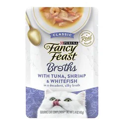 Fancy Feast Broths Tuna Wet Cat Food - 1.4 Oz