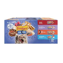Friskies Cat Food Wet Variety Pack - 32-5.5 Oz