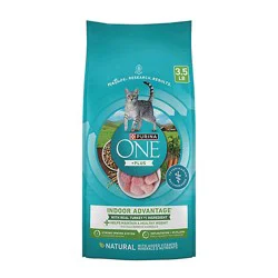 Purina One Indoor Advantage Real Turkey Dry Cat Food - 3.5 Lb