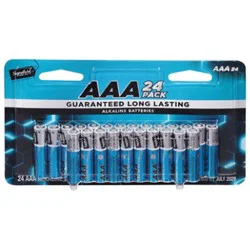 Signature Select Batteries Alkaline Aaa Guaranteed Long Lasting - 24 Count