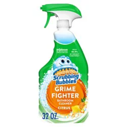Scrubbing Bubbles Bathroom Grime Fighter Citrus Disinfectant Trigger Bottle - 32 Fl. Oz.