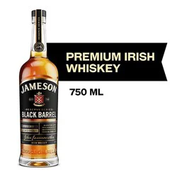 Jameson Whiskey Irish Triple Distilled Black Barrel 80 Proof - 750 Ml