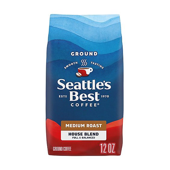 slide 1 of 12, Seattles Best Coffee Ground Coffee House Blend Born In Seattle - 12 Oz, 12 oz