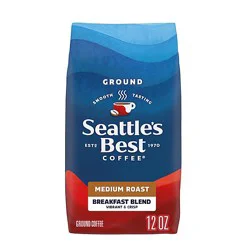 Seattles Best Coffee Coffee Ground Medium & Vibrant Breakfast Blend - 12 Oz