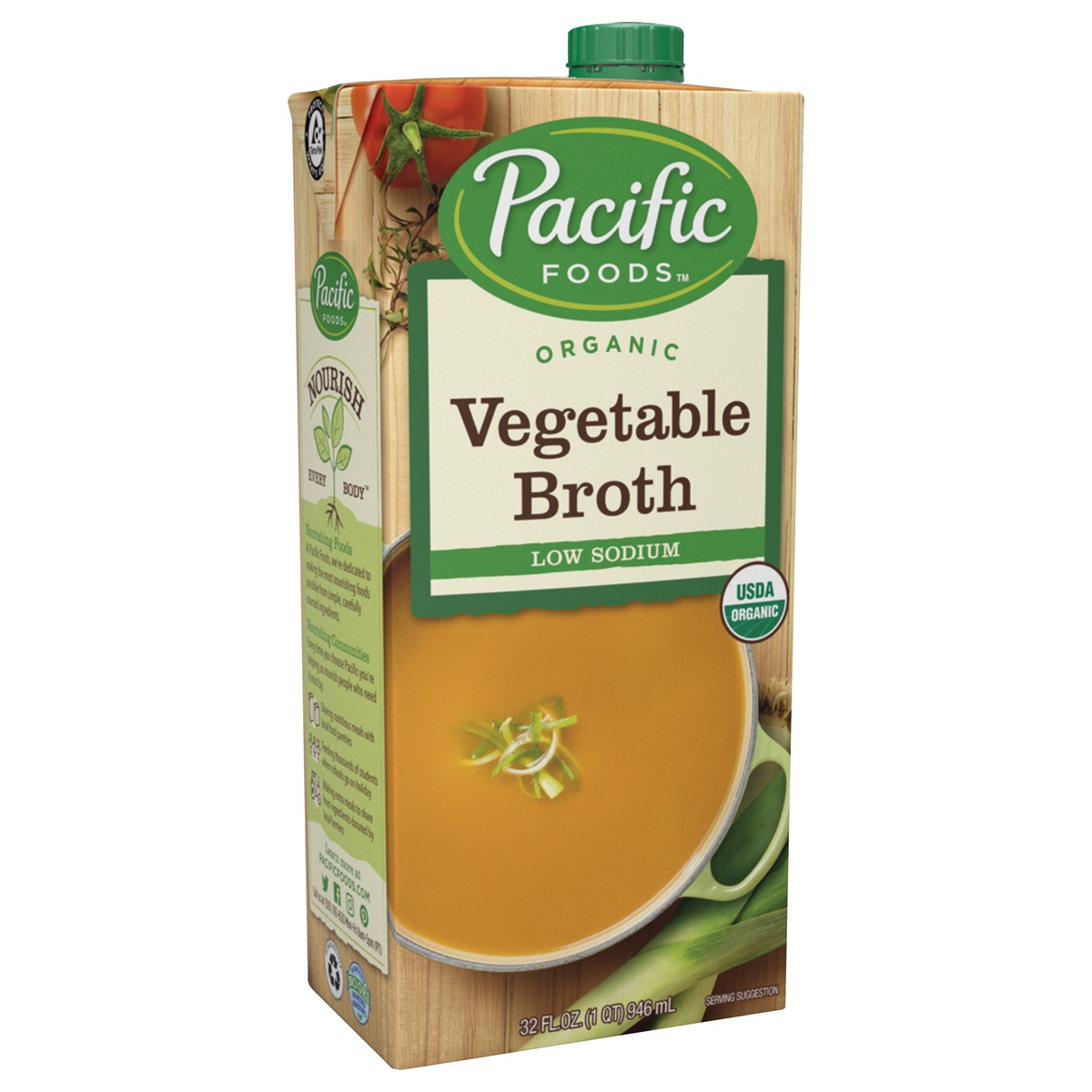 slide 2 of 9, Pacific Foods Gluten Free Organic Low Sodium Vegetable Broth - 32oz, 