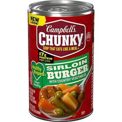 Campbell's Chunky Healthy Request Healthy Request Sirloin Burger With Country Vegetables Beef Soup - 18.8 Oz
