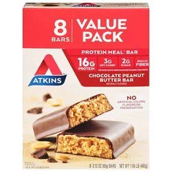 Atkins Bar Chocolate Peanut Butter Value Pack - 8-2.1 Oz