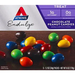 Atkins Endulge Treat Chocolate Peanut Candies - 5-1 Oz