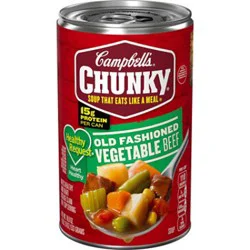 Campbell's Chunky Old Fashioned Vegetable Beef Soup - 18.8 Oz