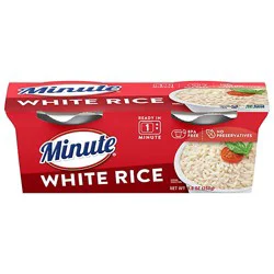 Minute White Rice Ready To Serve In Cup 2 Count - 8.8 Oz