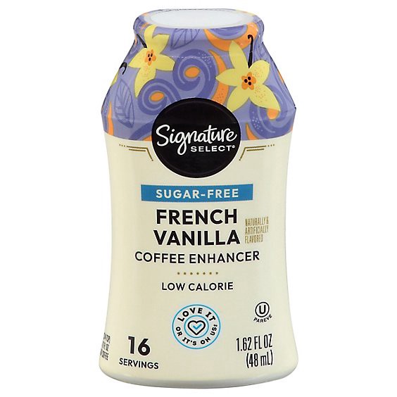 slide 1 of 1, Signature Select Coffee Enhancer Sugar Free French Vanilla - 1.62 Oz, 1.62 fl oz