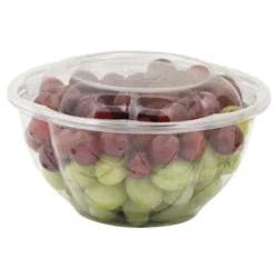 Fresh Cut Grapes Mixed - 24 Oz