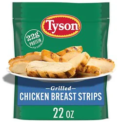 Tyson Frozen Grilled Chicken Breast Strips - 22 Oz
