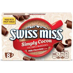 Swiss Miss Simply Cocoa Milk Chocolate Flavored Hot Cocoa Mix - 8-0.85 Oz