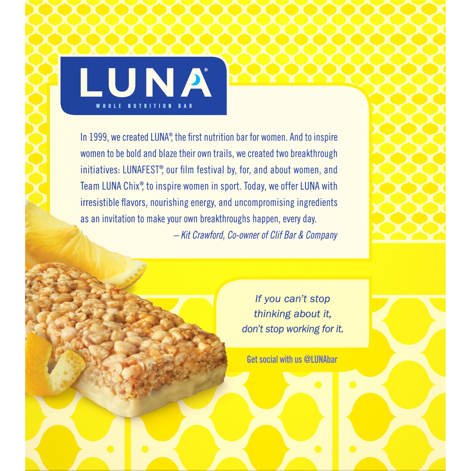 slide 7 of 8, Luna Whole Nutrition Bar Lemonzest, 6 ct; 1.69 oz
