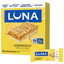 Luna Lemonzest Whole Nutrition Bars - 6-1.69 Oz