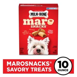 Milk-Bone Marosnacks Dog Snacks For All Sizes With Real Bone Marrow Box - 10 Oz