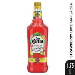 Jose Cuervo Authentic Margarita Strawberry Lime Ready To Drink Cocktail - 1.75 Liter