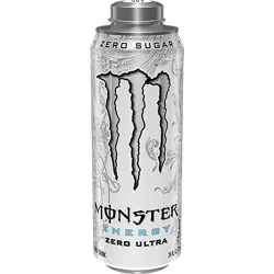 Monster Energy Zero Ultra Sugar Free Energy Drink - 24 Fl. Oz.