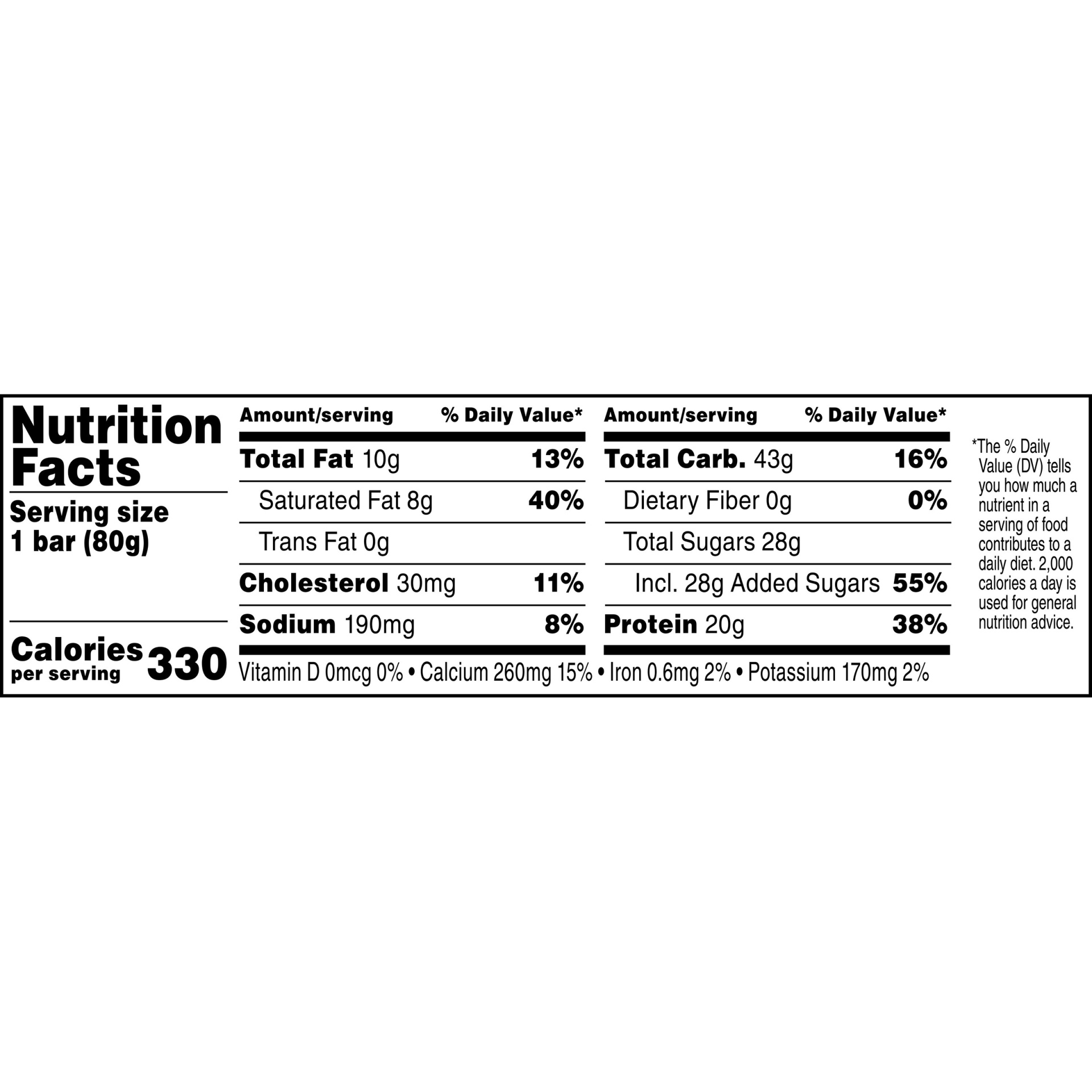 slide 2 of 3, Gatorade Protein Bar Chocolate Chip 2.8 Oz, 2.8 oz