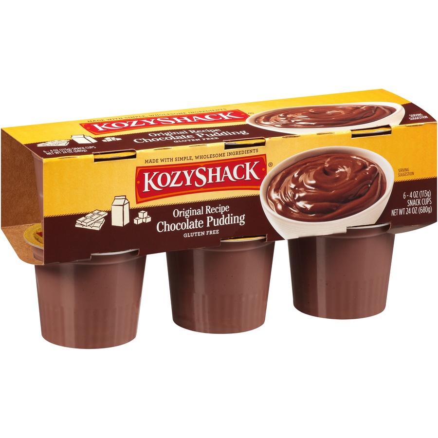 slide 2 of 8, Kozy Shack Chocolate Pudding, 6 ct; 4 oz