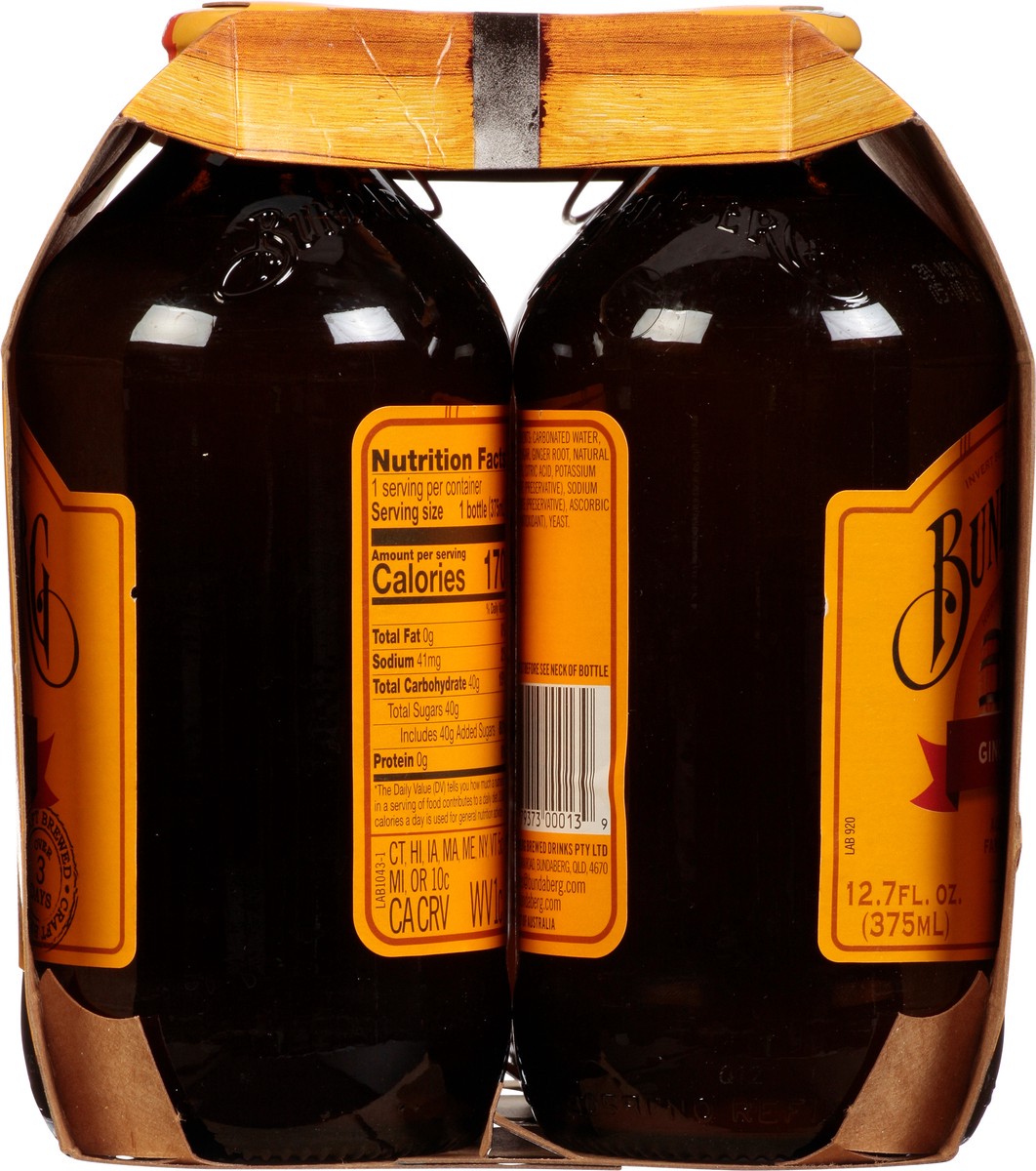 slide 2 of 11, Bundaberg Ginger Beer - 4-12.7 Fl. Oz., 4 ct; 375 ml