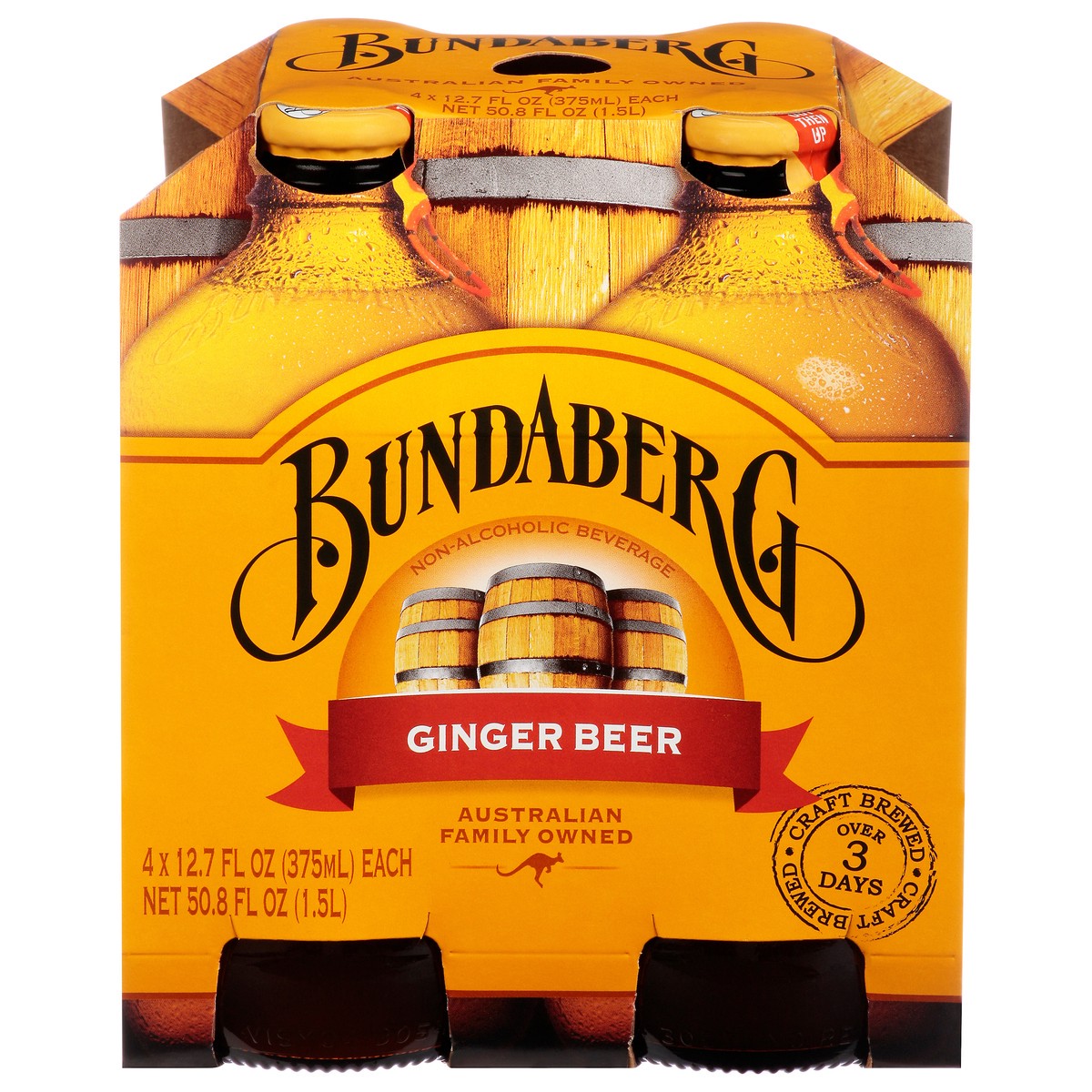 slide 7 of 11, Bundaberg Ginger Beer - 4-12.7 Fl. Oz., 4 ct; 375 ml