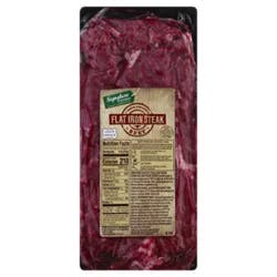 Signature Select Beef Flat Iron Steak Boneless - 1.5 Lb