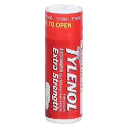 Tylenol Extra Strength Acetaminophen Vial Caplets - 10 Count