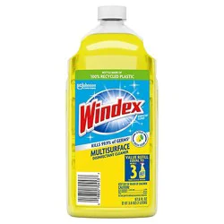 Windex Multi Surface Citrus Fresh Disinfectant Cleaner Refill Bottle - 2 Liter