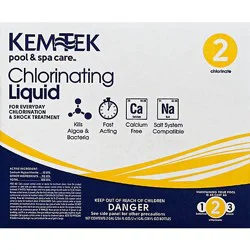 Kem Tek Chlorinating Liquid Calcium Liquid - 2-1 Gallon