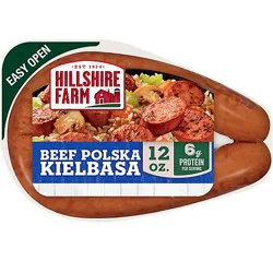 Hillshire Farm Beef Polska Kielbasa Smoked Sausage Rope - 12 Oz