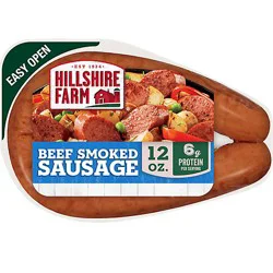 Hillshire Farm Smoked Beef Sausage Rope - 12 Oz