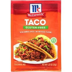 Mccormick Gluten Free Taco Seasoning Mix - 1.25 Oz